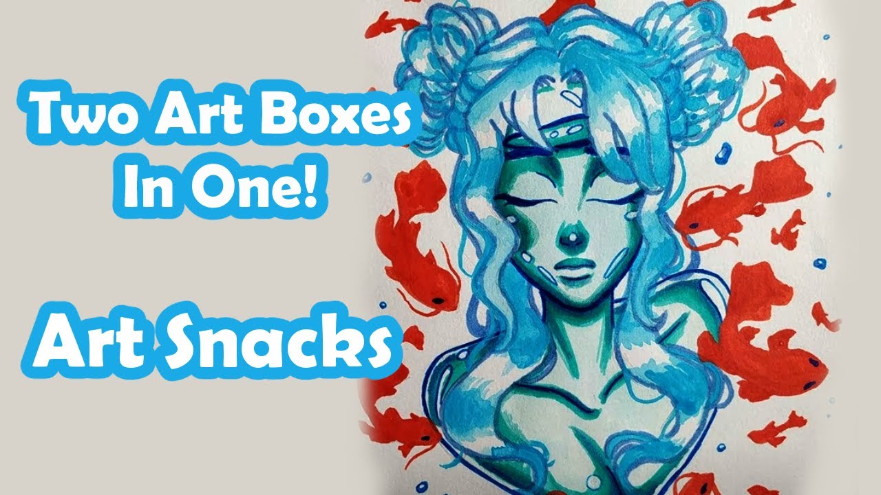 Two Art Boxes In One! | Art Snacks Oct & Nov 2019