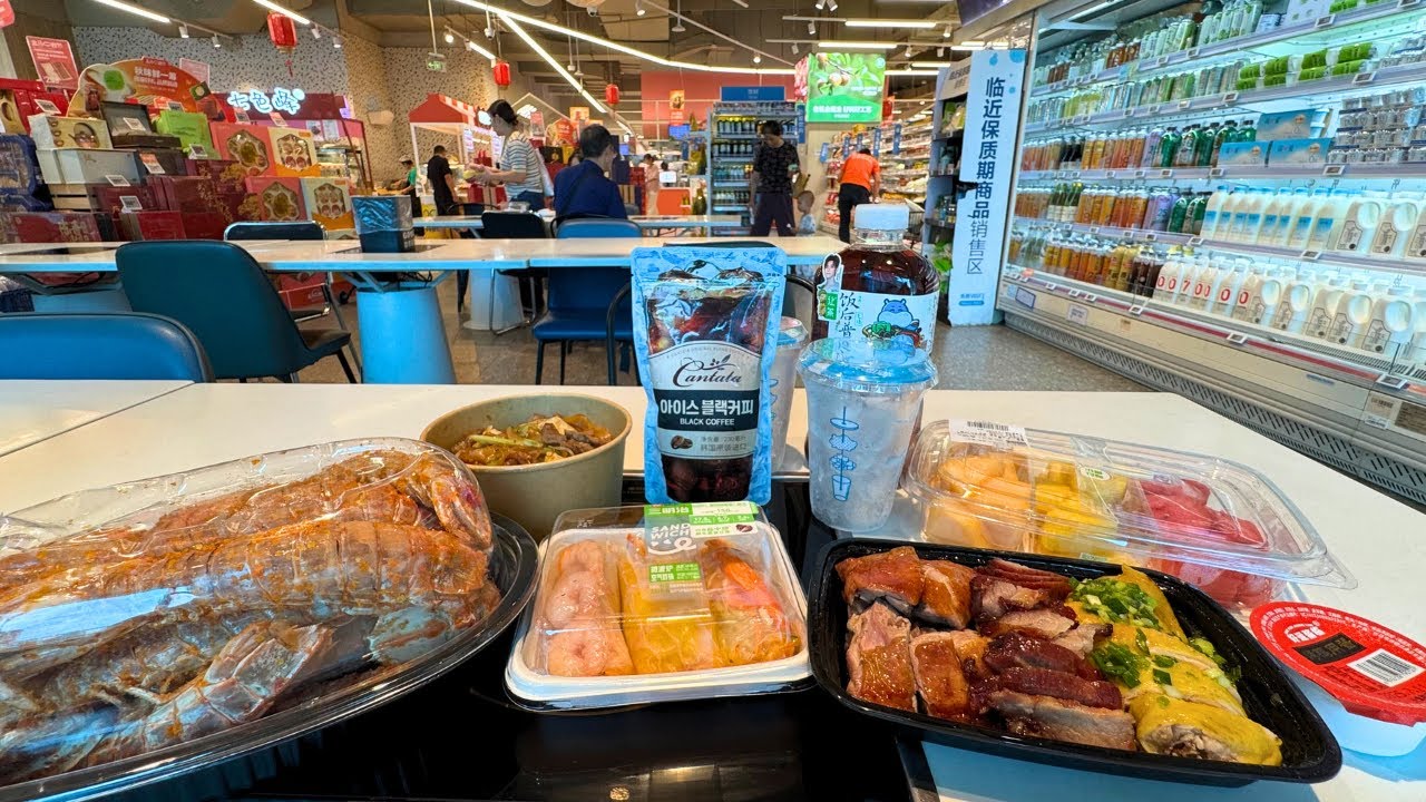 Brunch In A High End Supermarket In Shanghai China