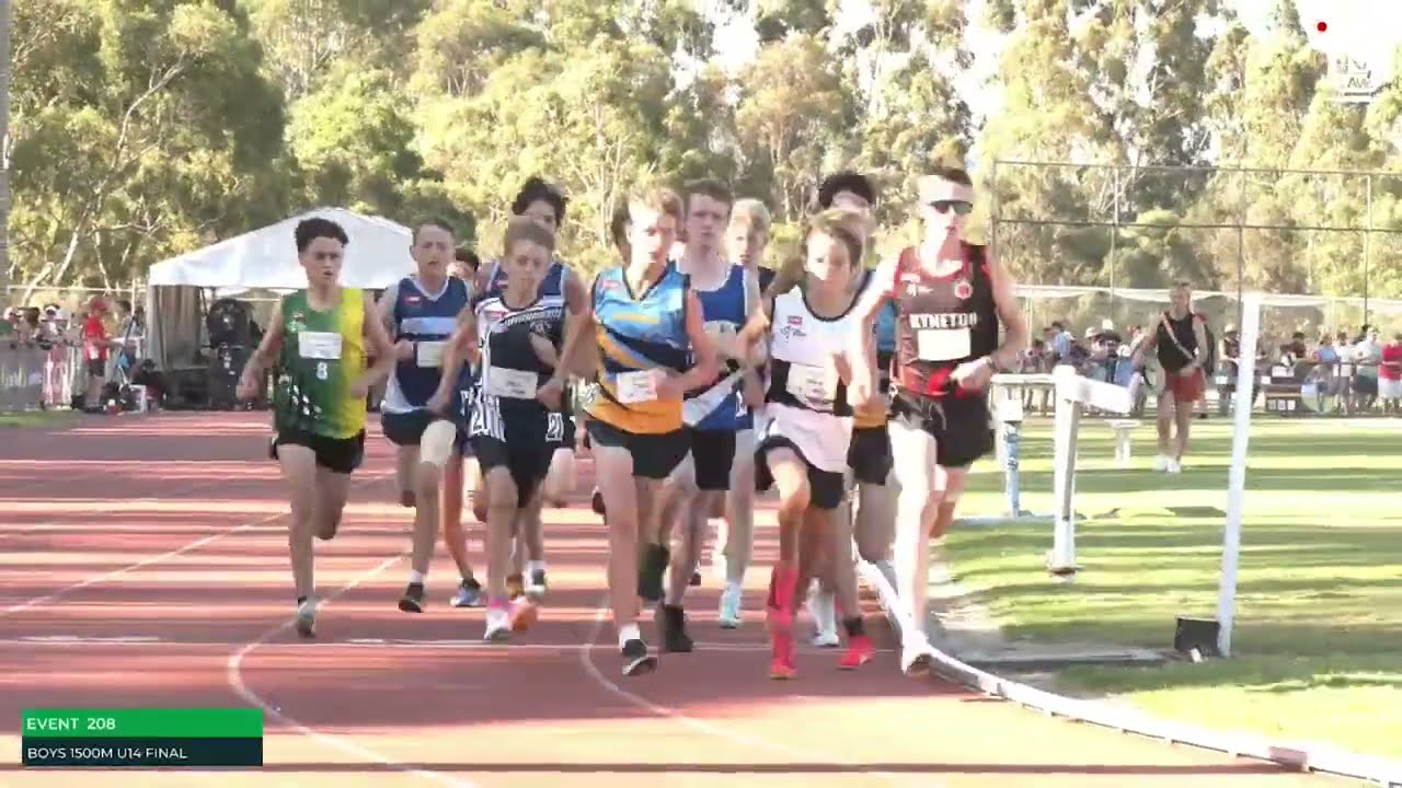 Boys U14 1500m Final: 2023-24 State Track and Field Championships