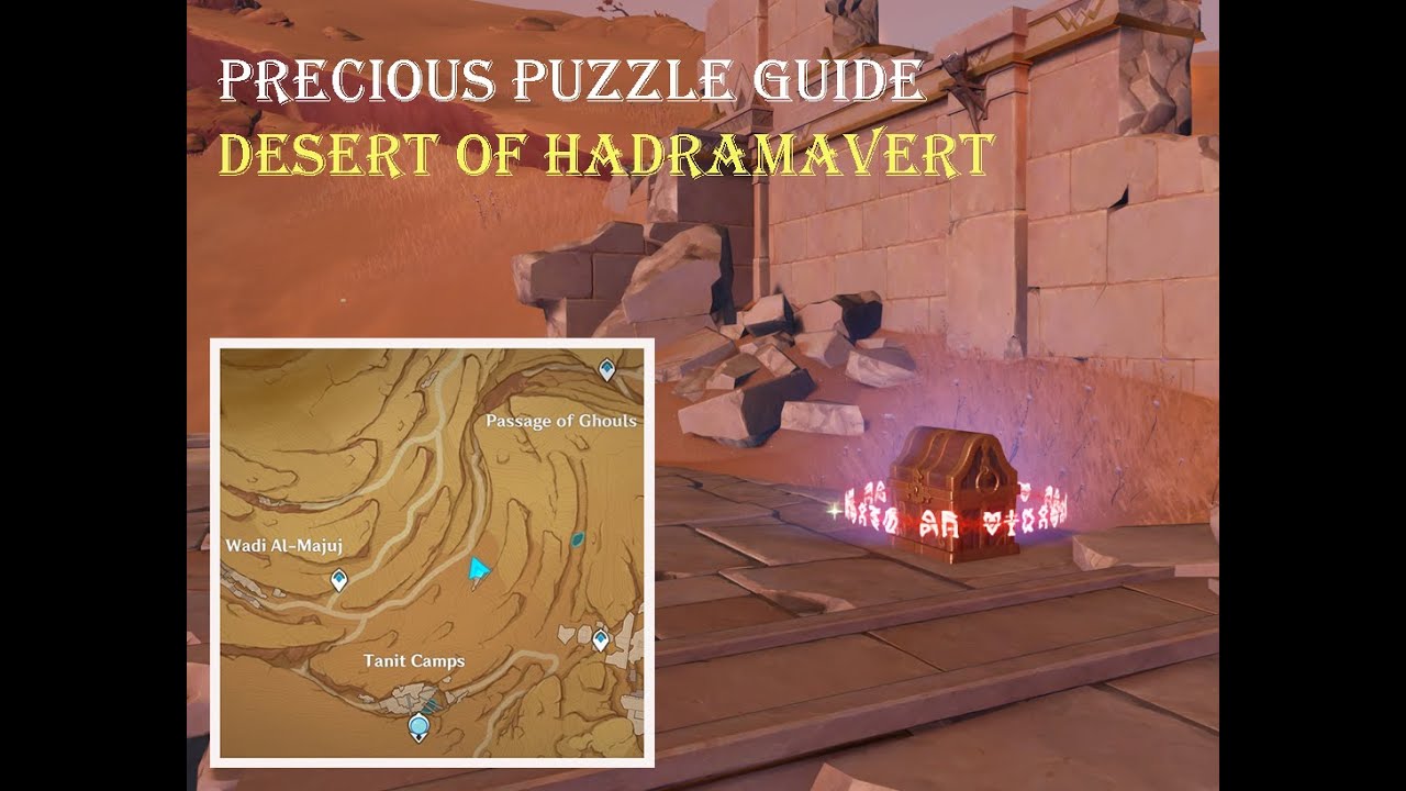 Guide Puzzle Anemo Totems Precious Chest Sumeru - Genshin Impact