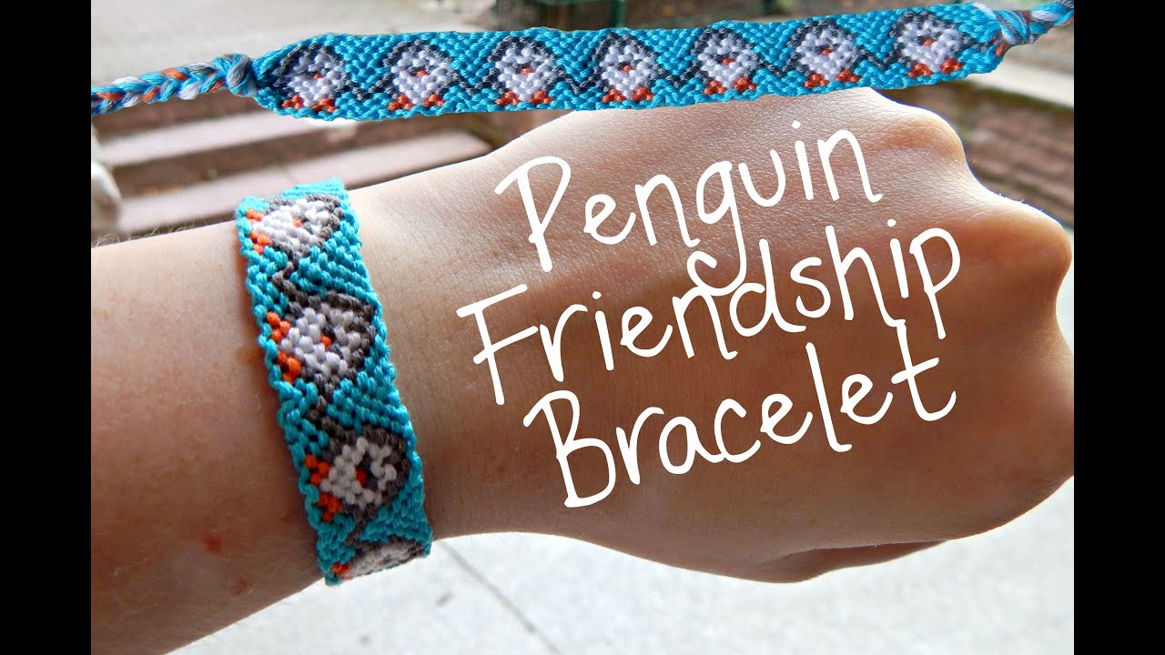 DIY Penguin Friendship Bracelet ¦ The Corner of Craft
