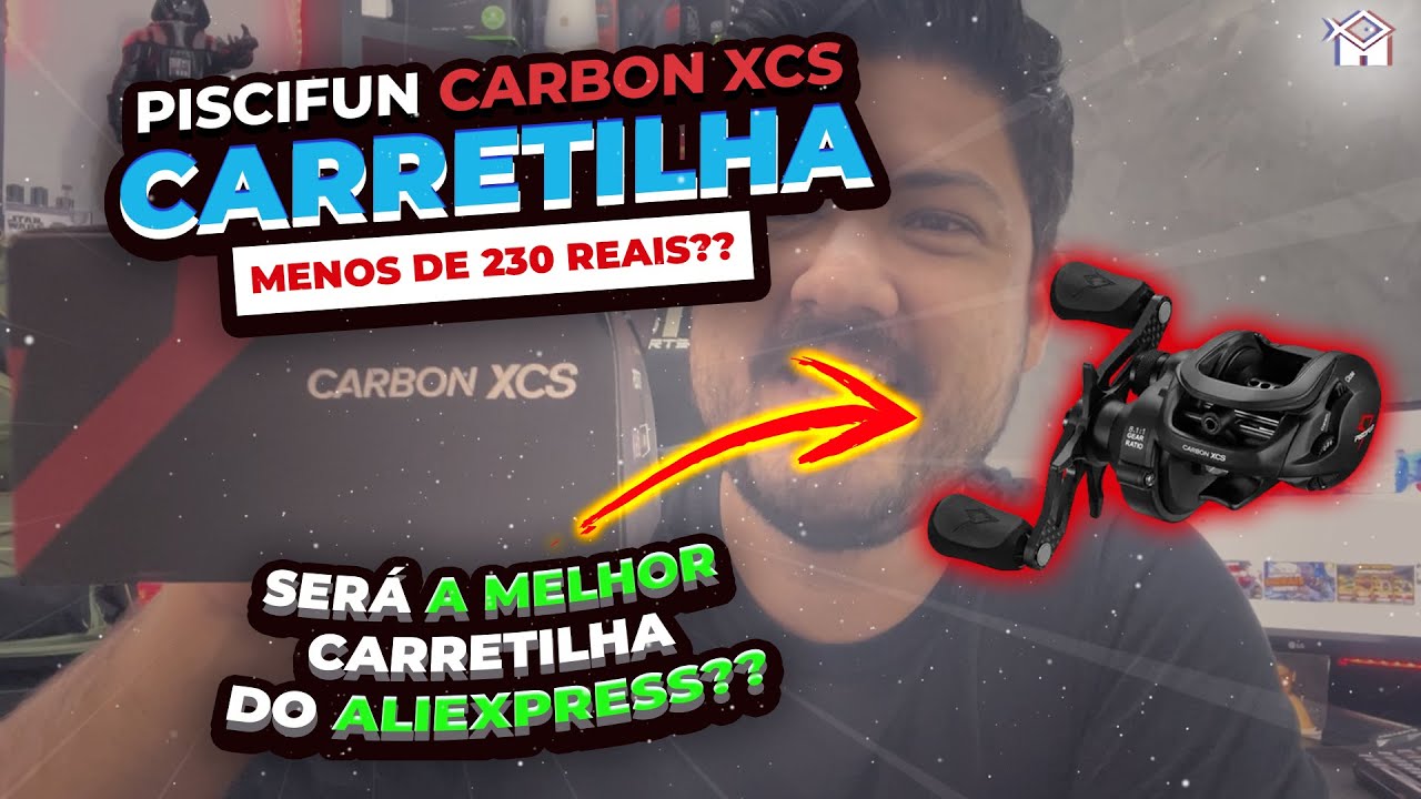 🎣 Carretilha do AliExpress que bate Shimano - Real ou Fake? [UNBOXING + REVIEW] Piscifun Carbon Xcs