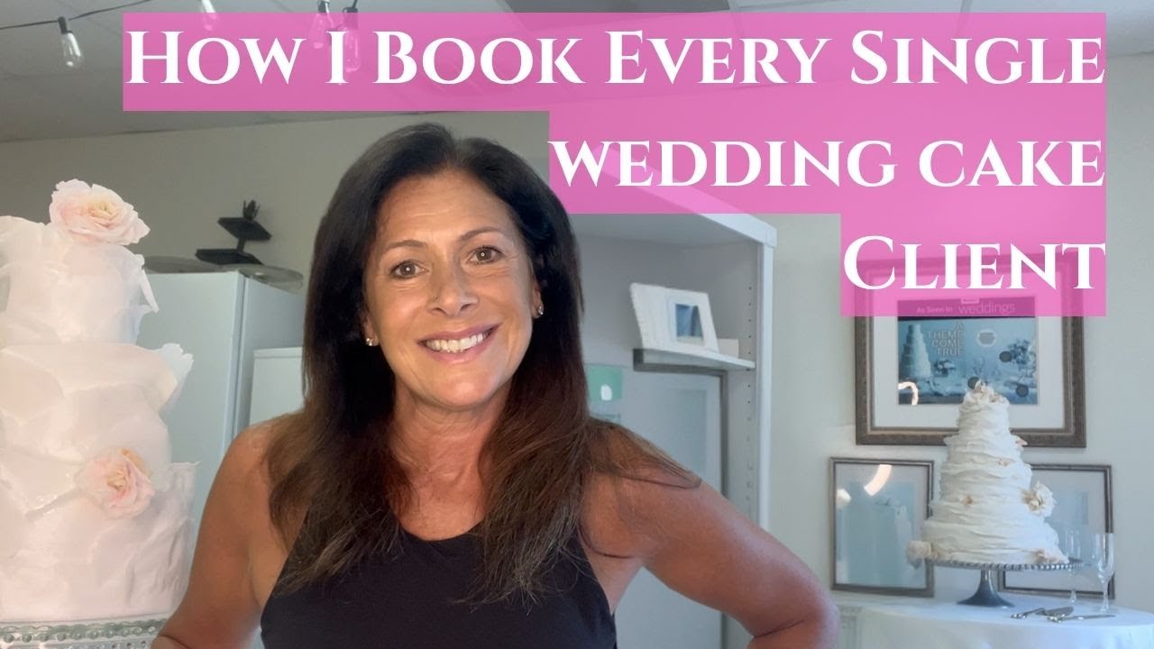 How I book every single wedding cake client
