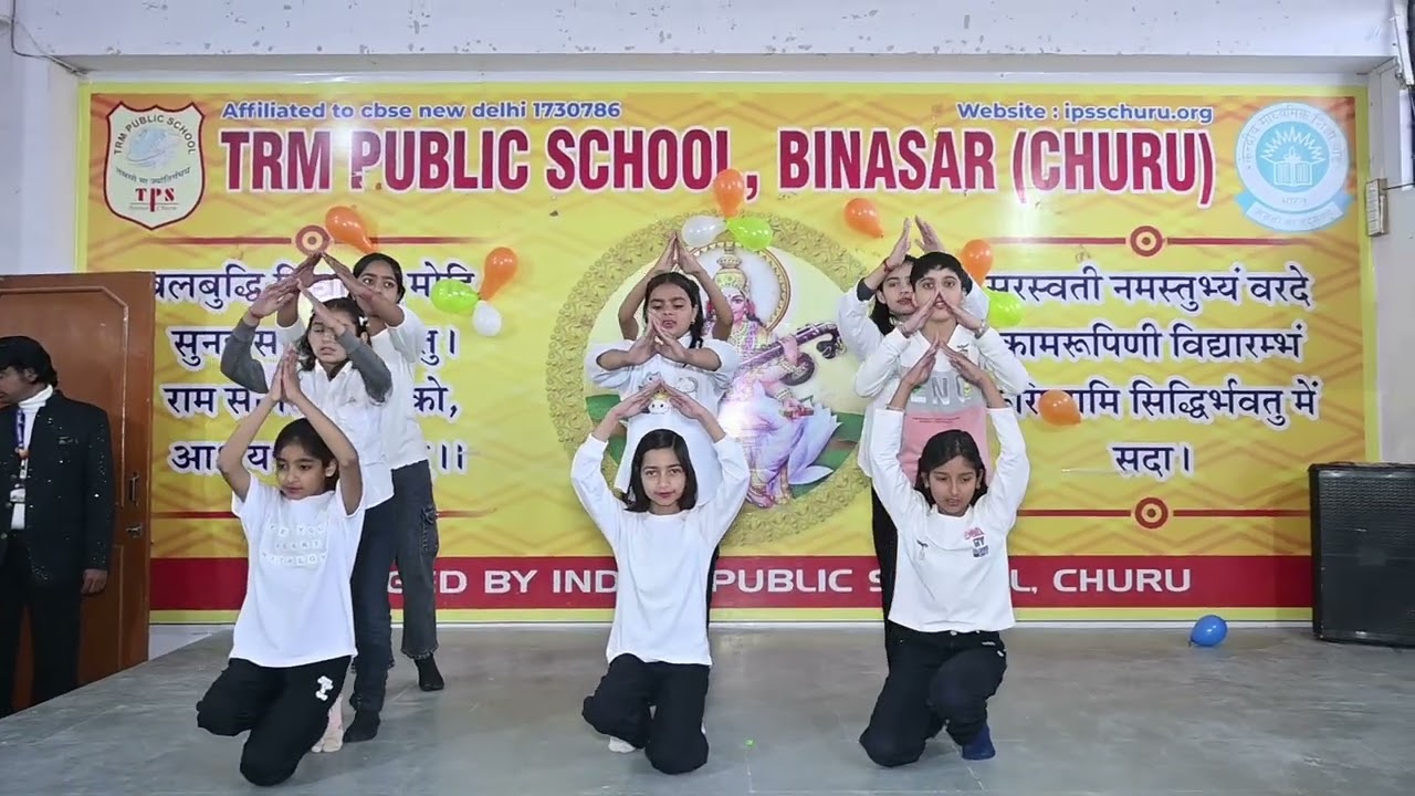TRM Public School Churu | Girls' Dance Video for kids |Best English Medium CBSE School In Churu