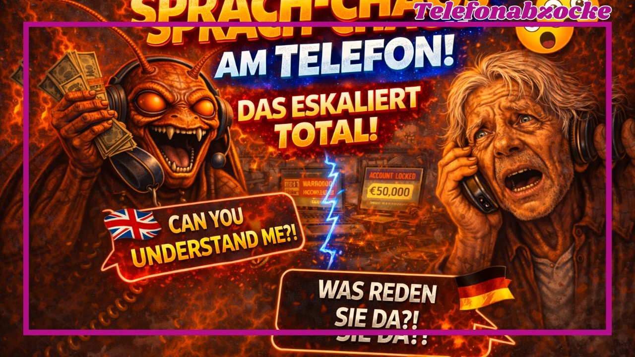 Callcenter Scamanruf - Das verrückteste Telefonat überhaupt, sie Englisch ich Deutsch 😳📞