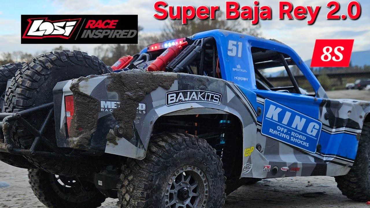 Losi Super Baja Rey 2.0 on 8S