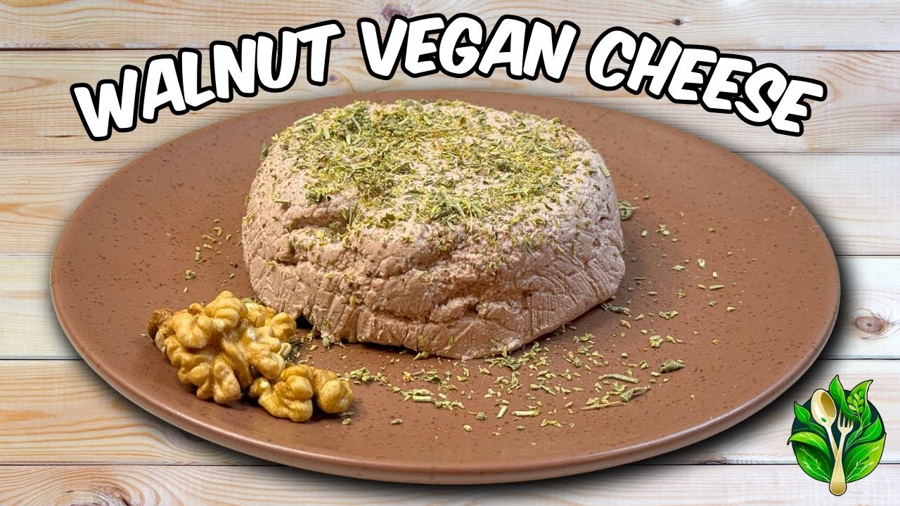 Soft vegan herb walnut cheese (oil-free) | Quick and easy vegan recipe
