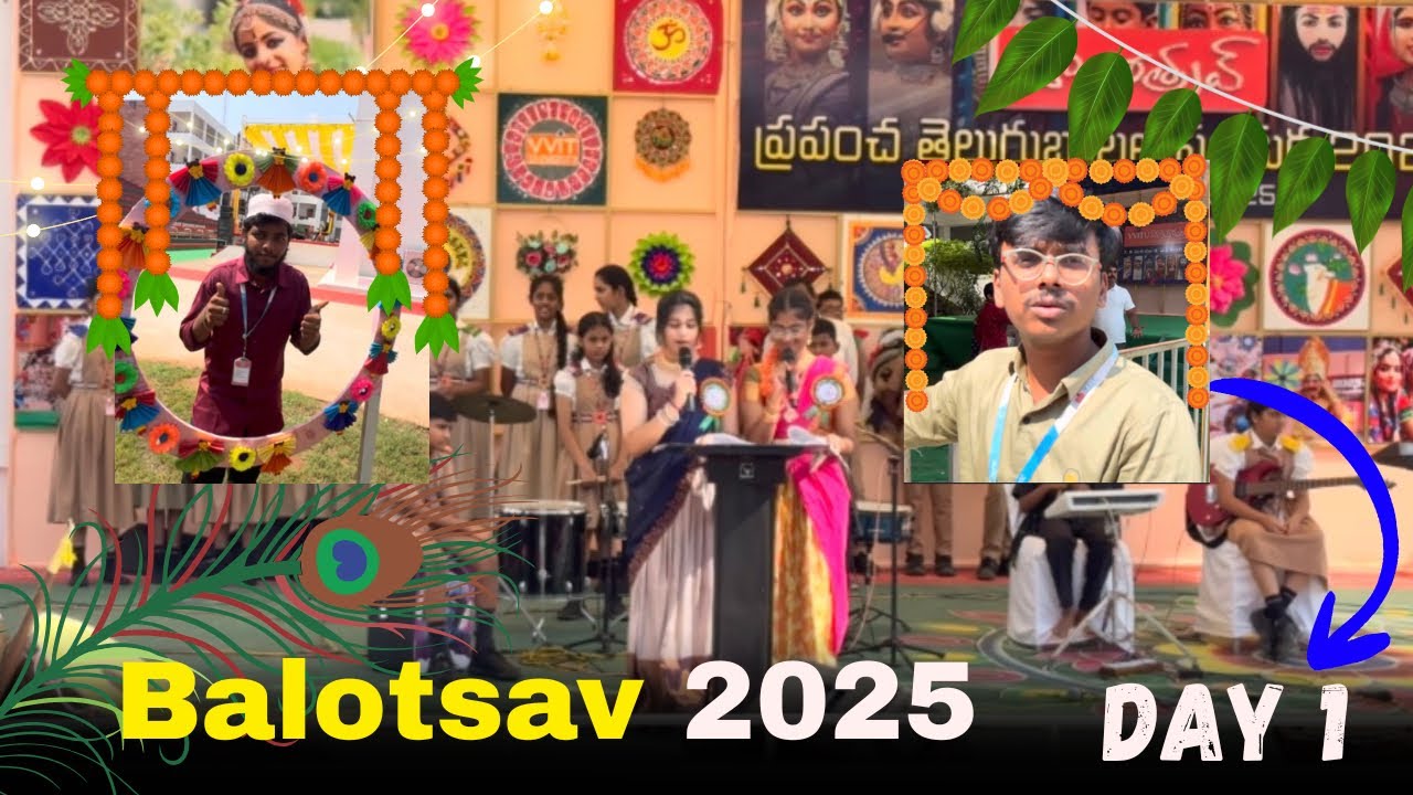 Balotsav 2025 @ VVIT🥳 | Full Day 1 Vlog of Entire Event 