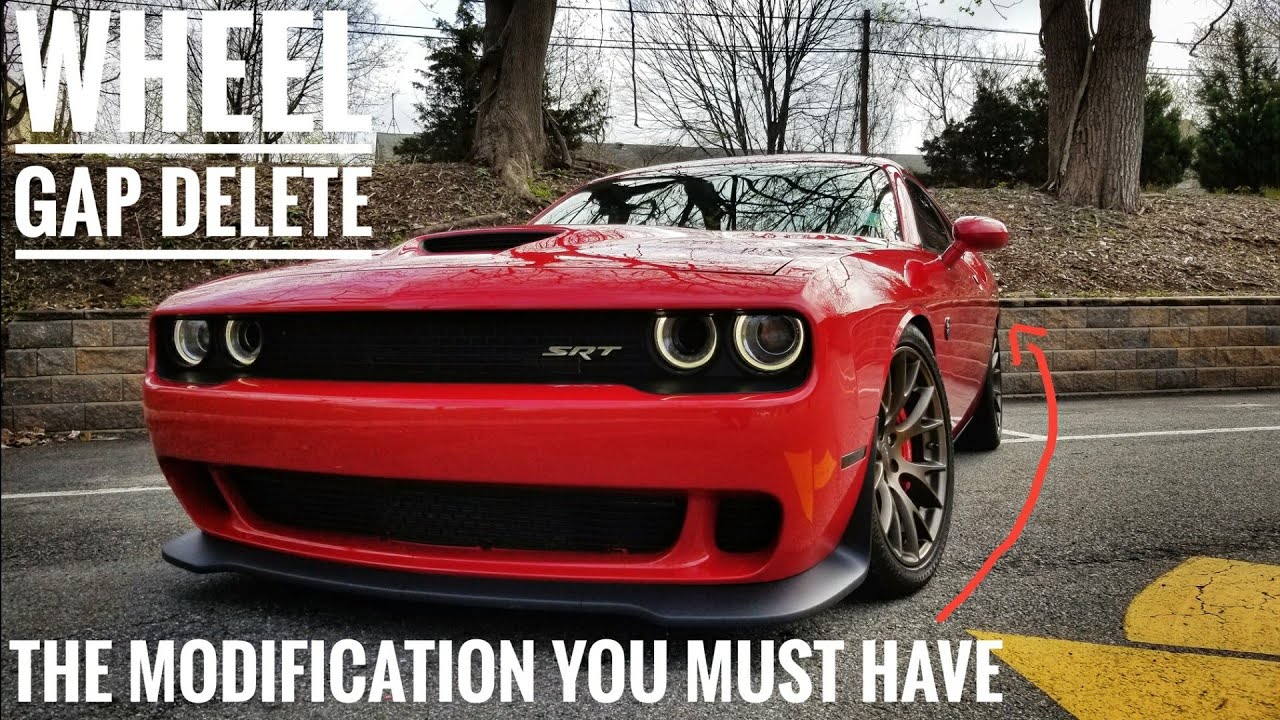 Do You Hate Wheel Gap? Dodge Challenger Hellcat Lowering