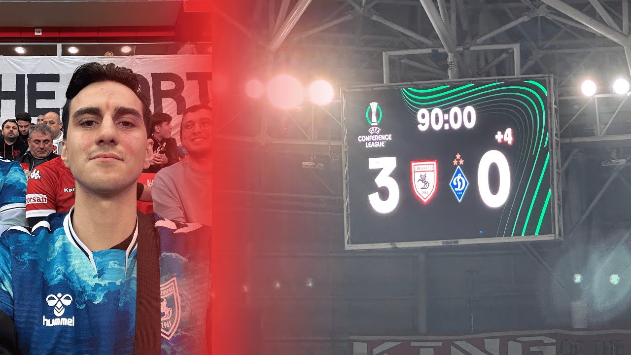 HIRS VE İNANÇ TECRÜBEYİ YENER! | 23.10.2025 | SAMSUNSPOR - DYNAMO KYIV KONFERANS LİGİ STADYUM VLOG