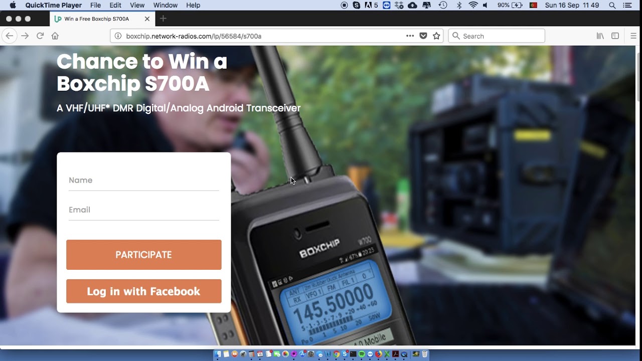 Win a Boxchip S700A - VHF/UHF DMR Radio and a 4G/LTE smartphone in the same device