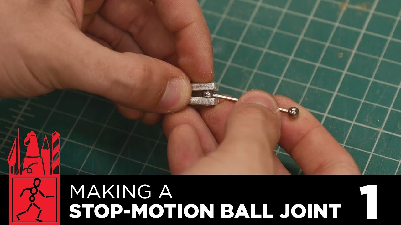 Making a Double Ball Joint for a Stop-Motion Armature Part 1 -- Armatures