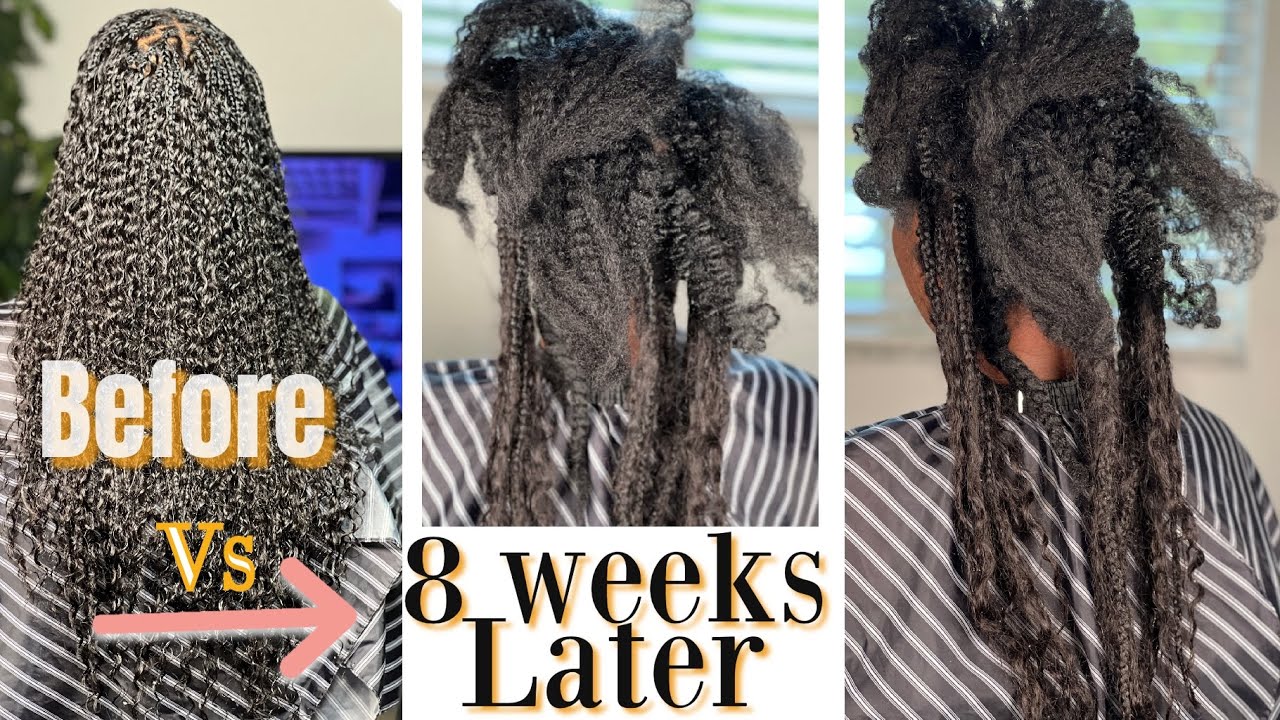 Снимите косы и сохраните длину!!!! | Расплетание расслабленных кос в стиле бохо