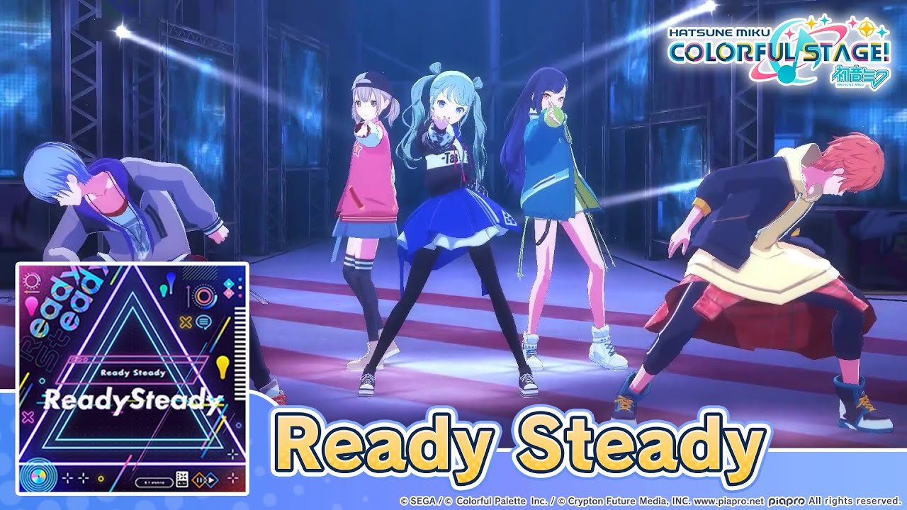 HATSUNE MIKU: COLORFUL STAGE! - Ready Steady by Giga 3D Music Video - Vivid BAD SQUAD