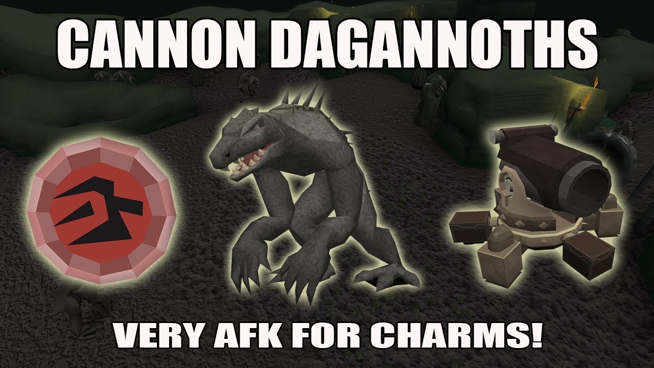 [Runescape 3] Cannoning Dagannoth Guide 2018 | AFK Charm Droppers | 650+ Crimson Charms/Hour