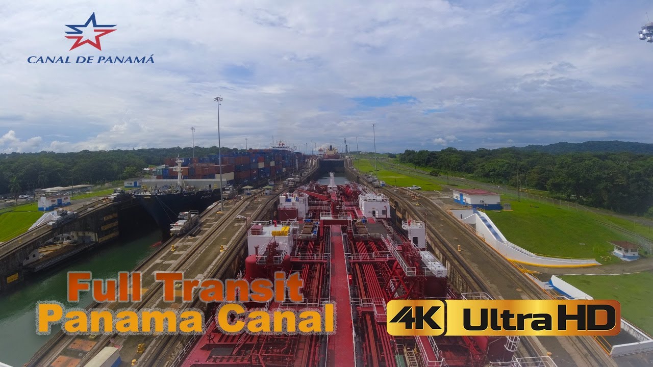 4K HYPERLAPSE | Full Transit Panama Canal 2021 |