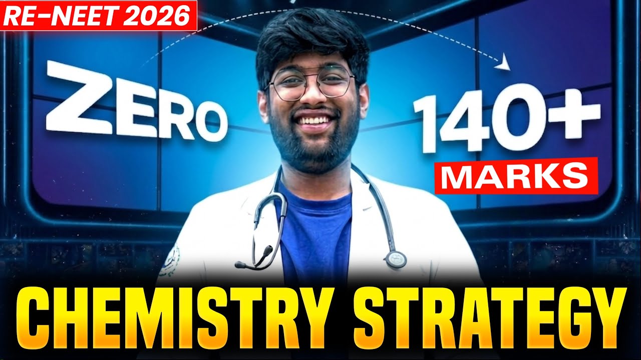 Chemistry Strategy for Re-NEET🔥| 140+ marks | Last 15 days