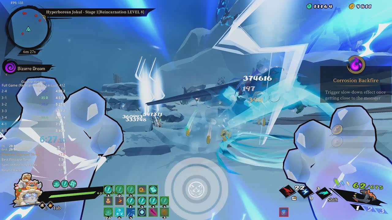 [WR] Gunfire Reborn Full Game Lei Luo Reincarnation 8 Speedrun in 7:55