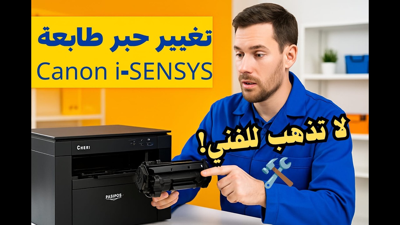 كيف تغيّر حبر Canon MF3010 بطريقة صحيحة وتطيل عمر الطابعة؟