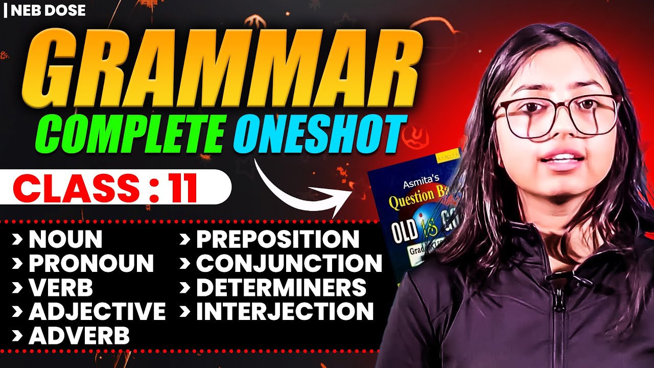 English Grammar One Shot Video 🤩|| Class 11 English Grammar In Nepali || #englishgrammar