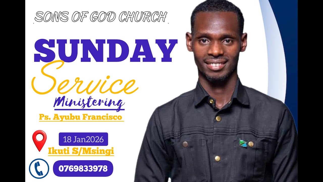 IBADA YA JUMAPILI   | Pastor Ayubu Francisco| 18.01.2026