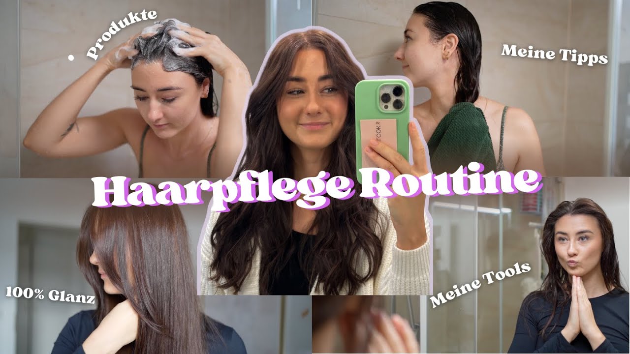 Meine aktuelle Haarpflege Routine!! 100% Glanz, Tipps & Tools ✨