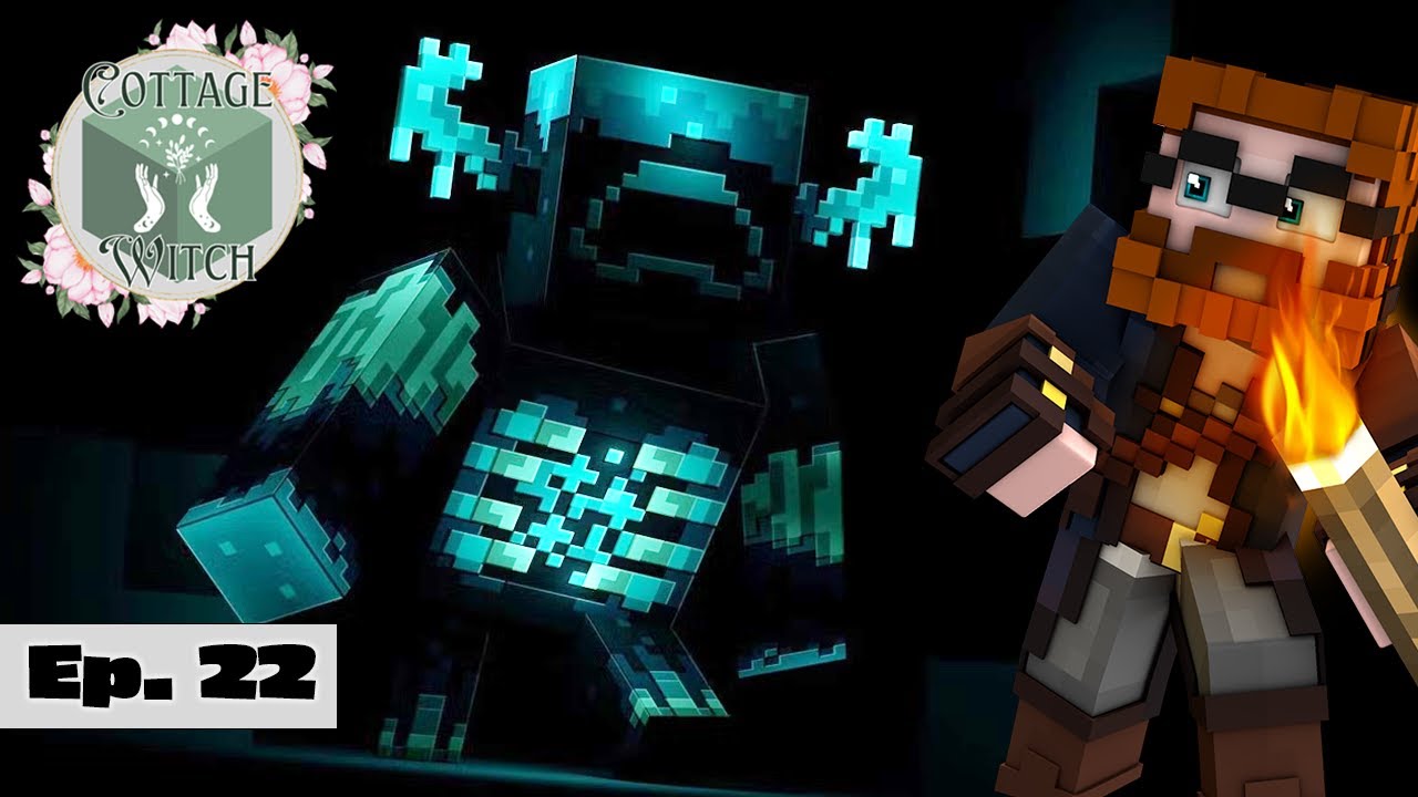 The Wardens Secret Dimension🌟 Cottage Witch Modded Minecraft - Episode 22
