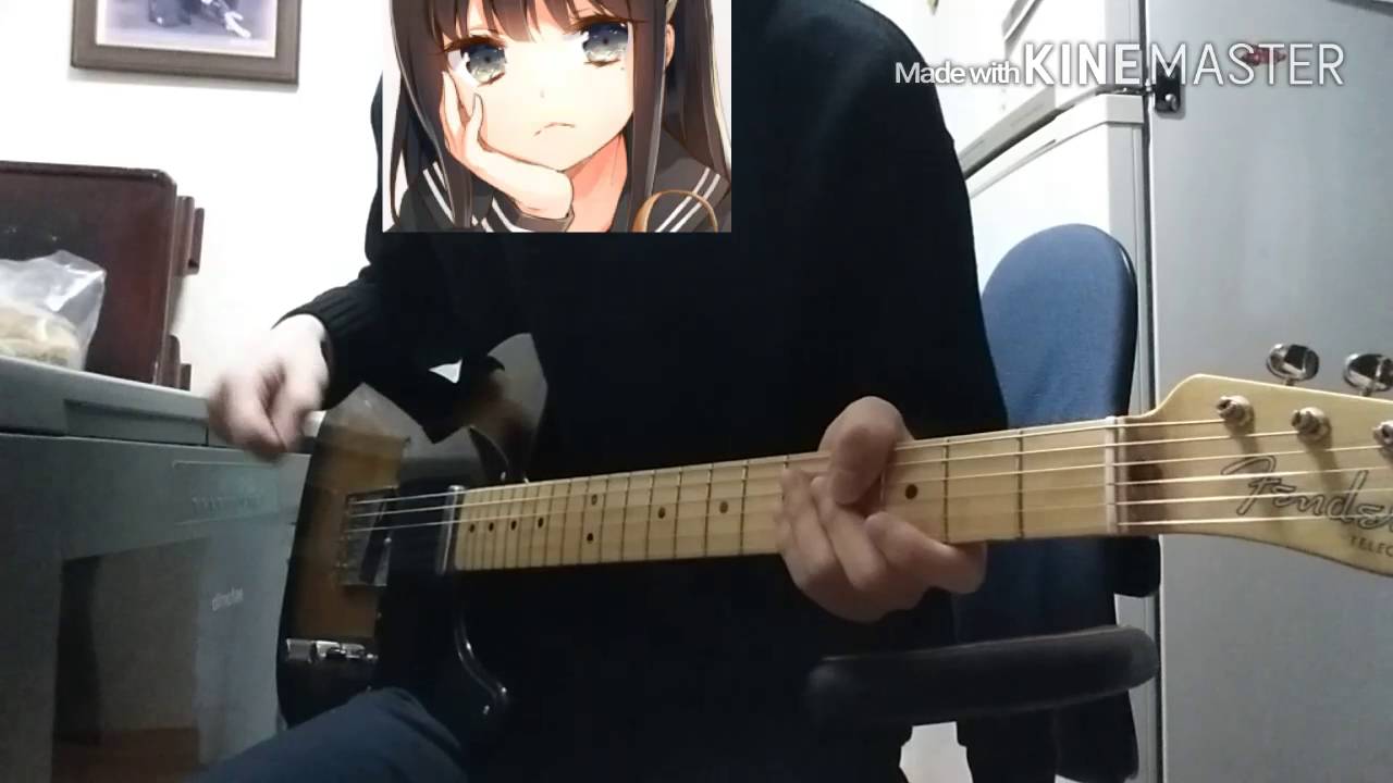 「ひなビタ♪」霜月凛 / フラッター現象の顛末と単一指向性の感情論 guitar cover
