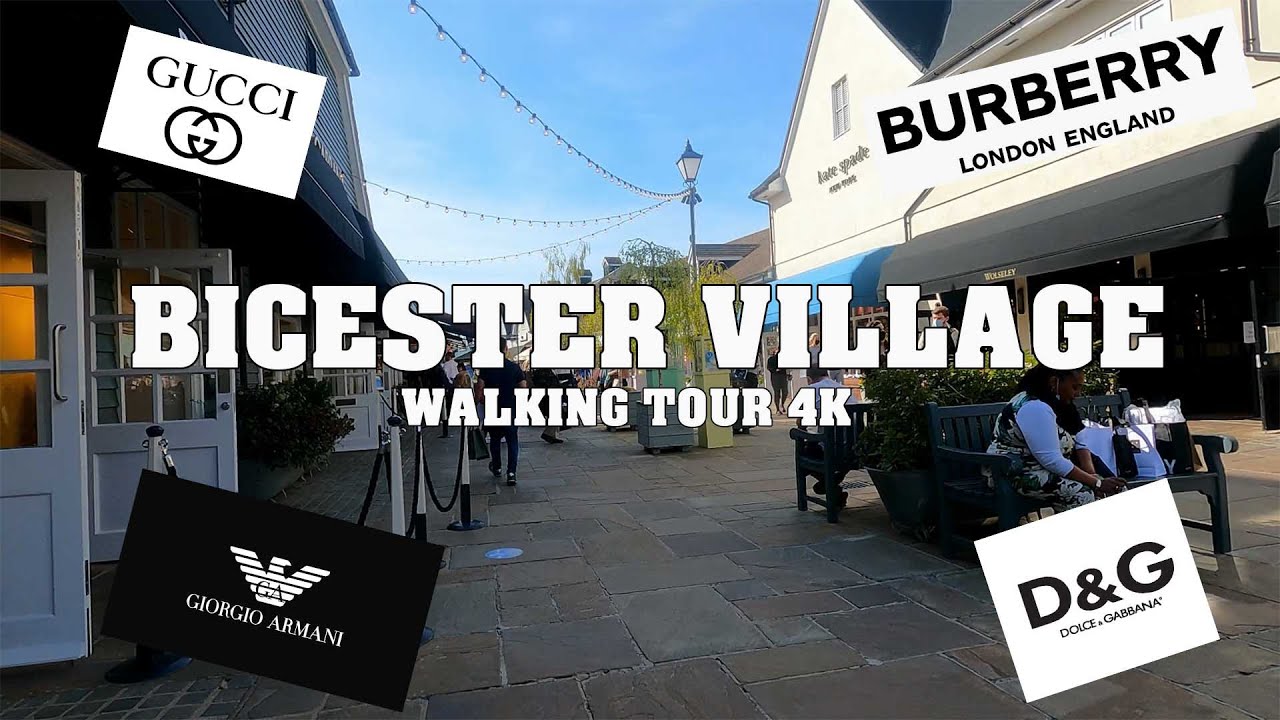 BICESTER VILLAGE - WALKING TOUR | APRIL 2021 - 4K