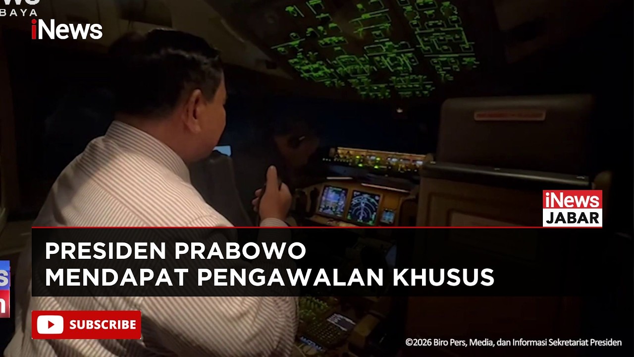 Kunjungan Presiden Prabowo ke Yordania Mendapat Pengawalan Khusus Pakai F-16