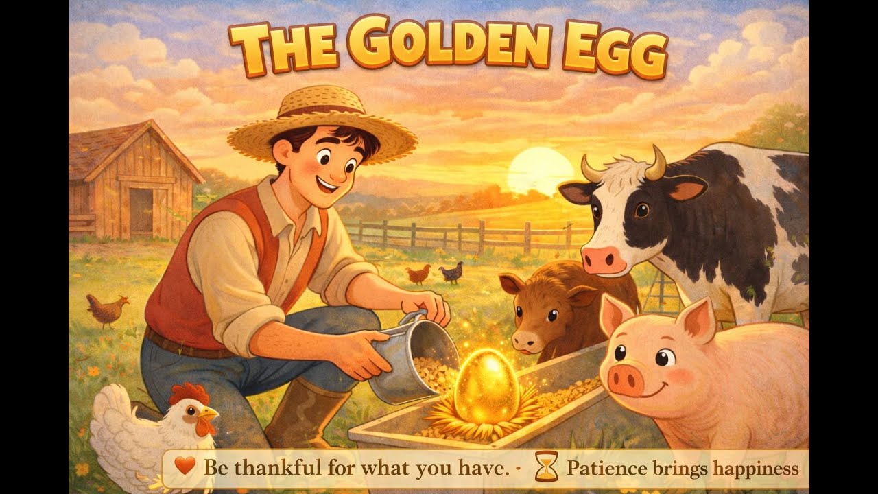 The Golden Egg 🥚 | English Classic Moral Story | Kids Wonder World TV | With Subtitles
