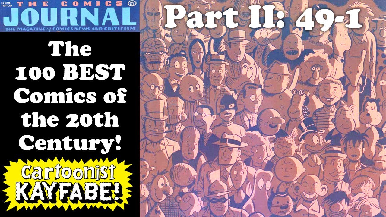 The 100 BEST Comics of the 20th Century According to The Comics Journal  49-1! Do You Agree?