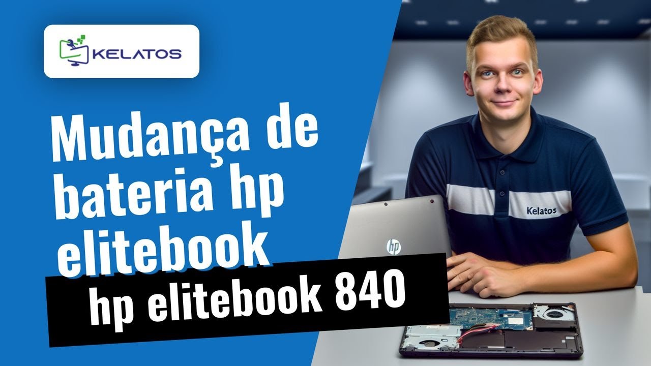 Bateria do seu hp elitebook 840 a falhar? 🔋 Mudança de bateria