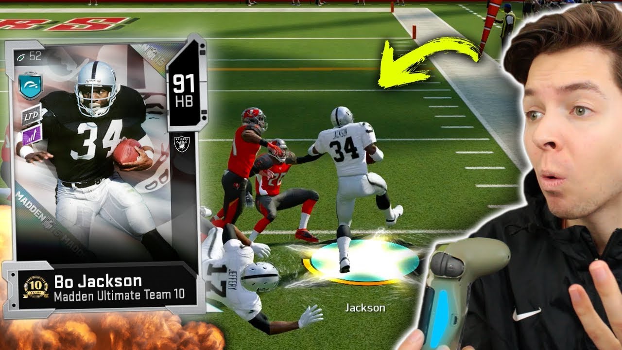 BO JACKSON MAKES EVERYONE RAGE QUIT! MADDEN 20 ULTIMATE TEAM