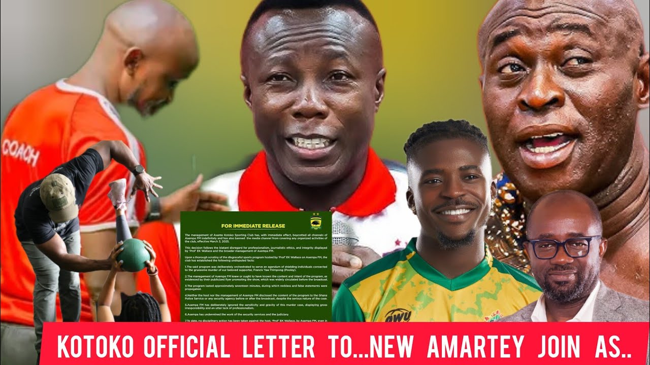 BREAKING: KOTOKO ANNOUNCE NEW!..AMARTEY JOIN KOTOKO AS...IMC CONFIRM OFFICIAL LETTER TO..KOTOKO BEG