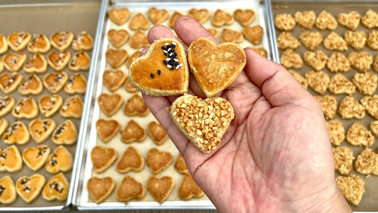 Kue Kacang Jadul Mudah Murah Uenakkkkk Kacangnya terasa sekali 1 resep 3 rasa