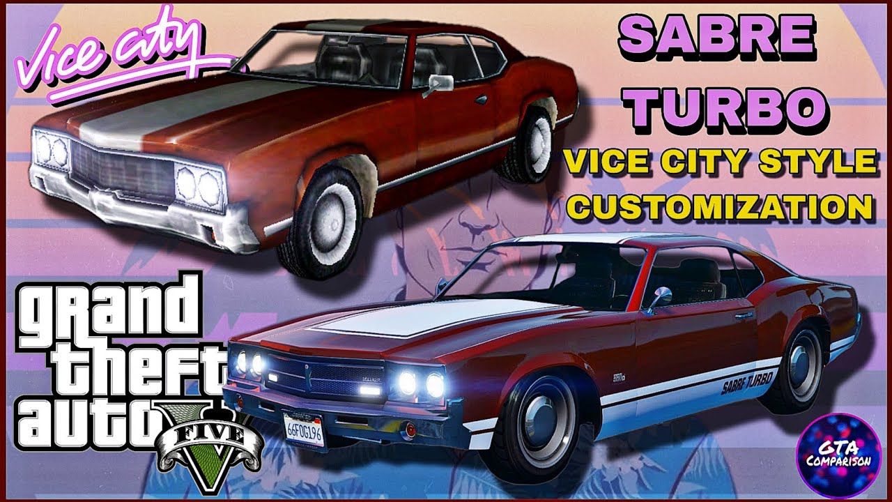 GTA V - How to create Sabre Turbo from Vice City