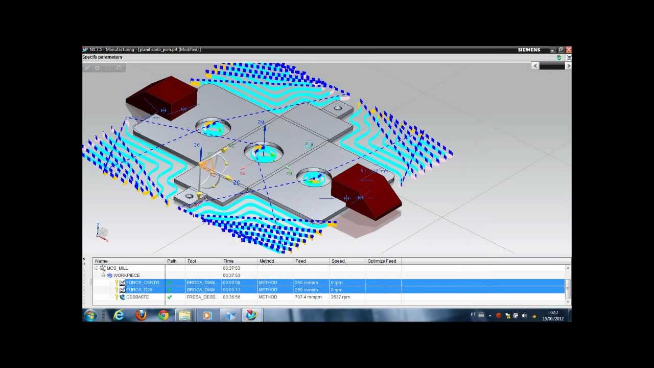 NX CAM - Usinagem CAM - Integração Solid Edge x NX CAM