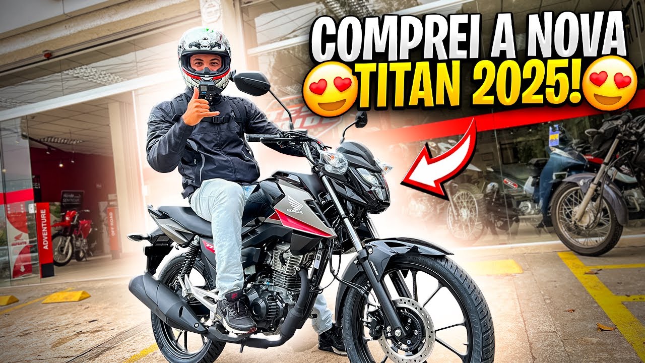 COMPREI UMA TITAN 160 2025 0KM - ÚNICA NA CIDADE 🚀