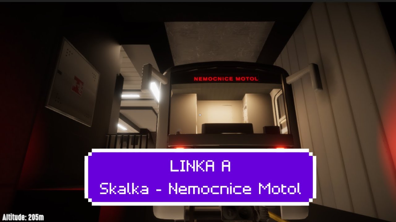 PRAGUE METRO SIMULATOR | Linka A | Skalka - Nemocnice Motol | Train 81-71M