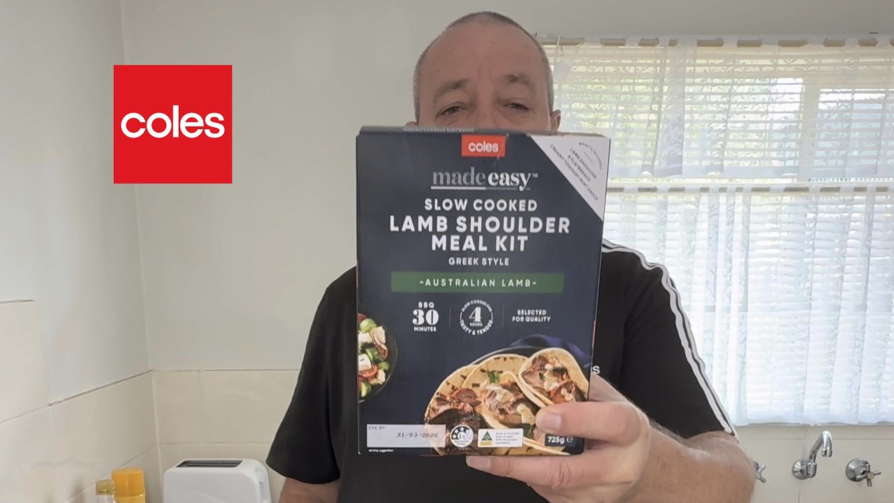 Coles Slow Cooked Lamb Shoulder Meal Kit (Greek Style)