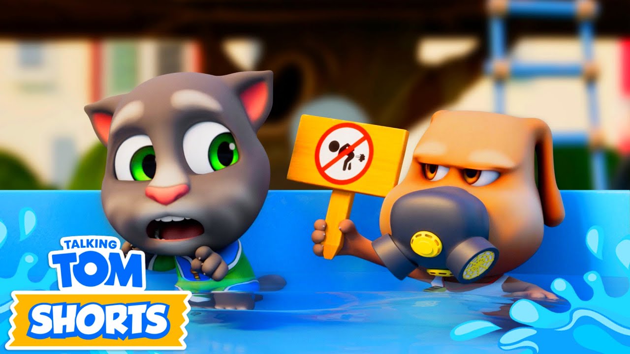 Talking Tom - Breaking the Pool Rules 🌊 ⛔️ Cartoon for kids Kedoo Toons TV