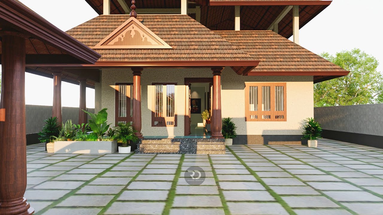 3BHK | Traditional | Home Tour | D5Render | Riddha Designs  | 4K | 3d Animation