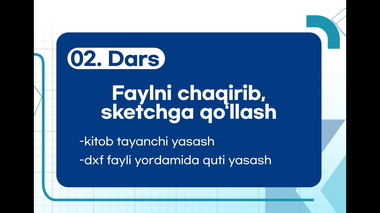 [ADVANCED COURSE] Boshqa fayllarni qanday import qilish va ularni modellashtirishga qo'llash