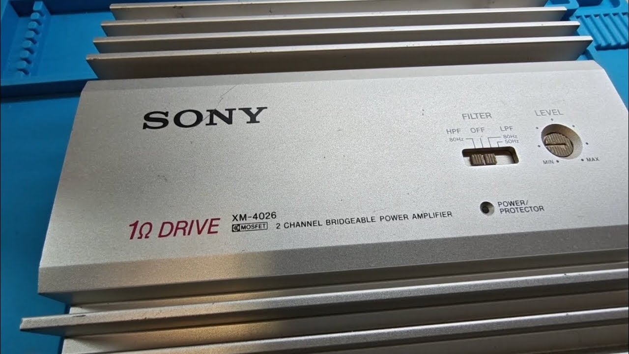 Sony XM-4026 замер усилителя