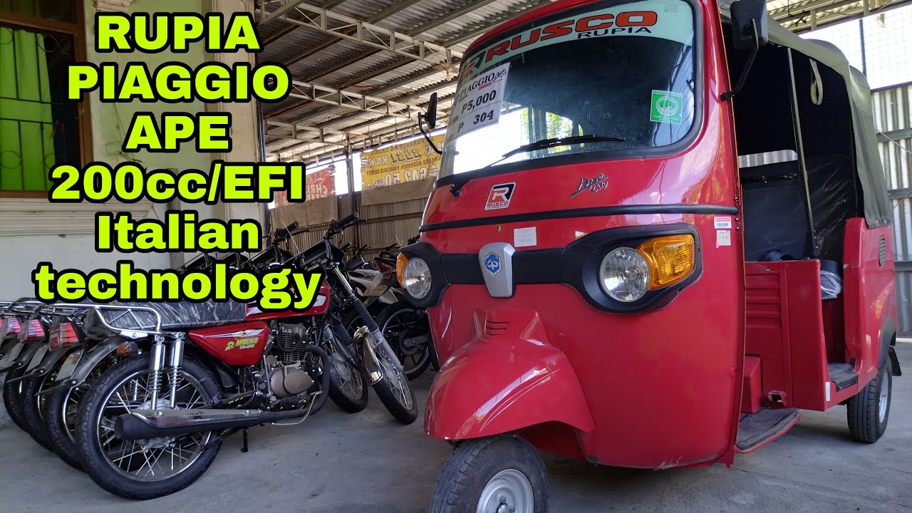 RUSI PIAGGIO APE 200cc/EFI ITALIAN TECHNOLOGY