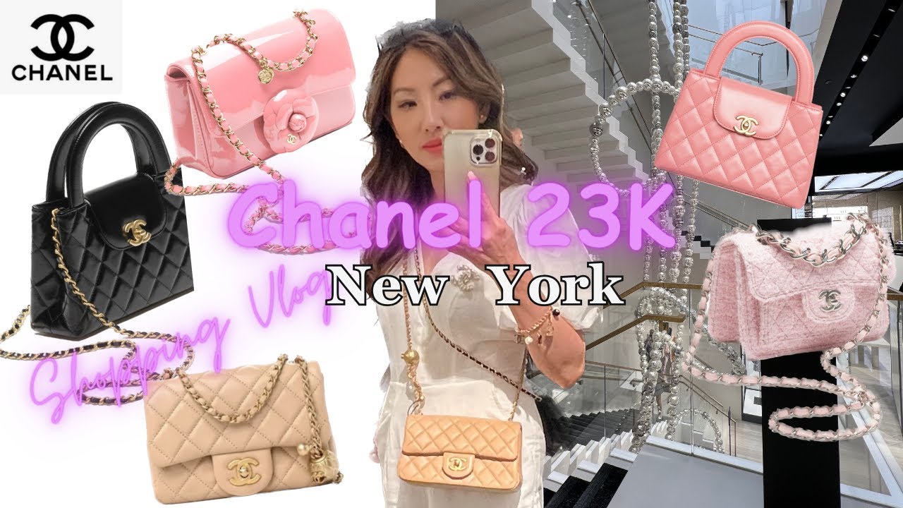 Chanel 23K Fall Winter 2023 Collection First Day Launch in Store I Chanel Kelly Bag NYC Shopping