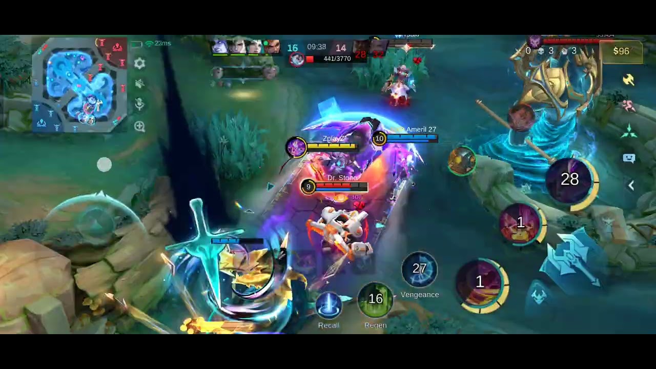 Trying Revamp skin (alucard) solo rank