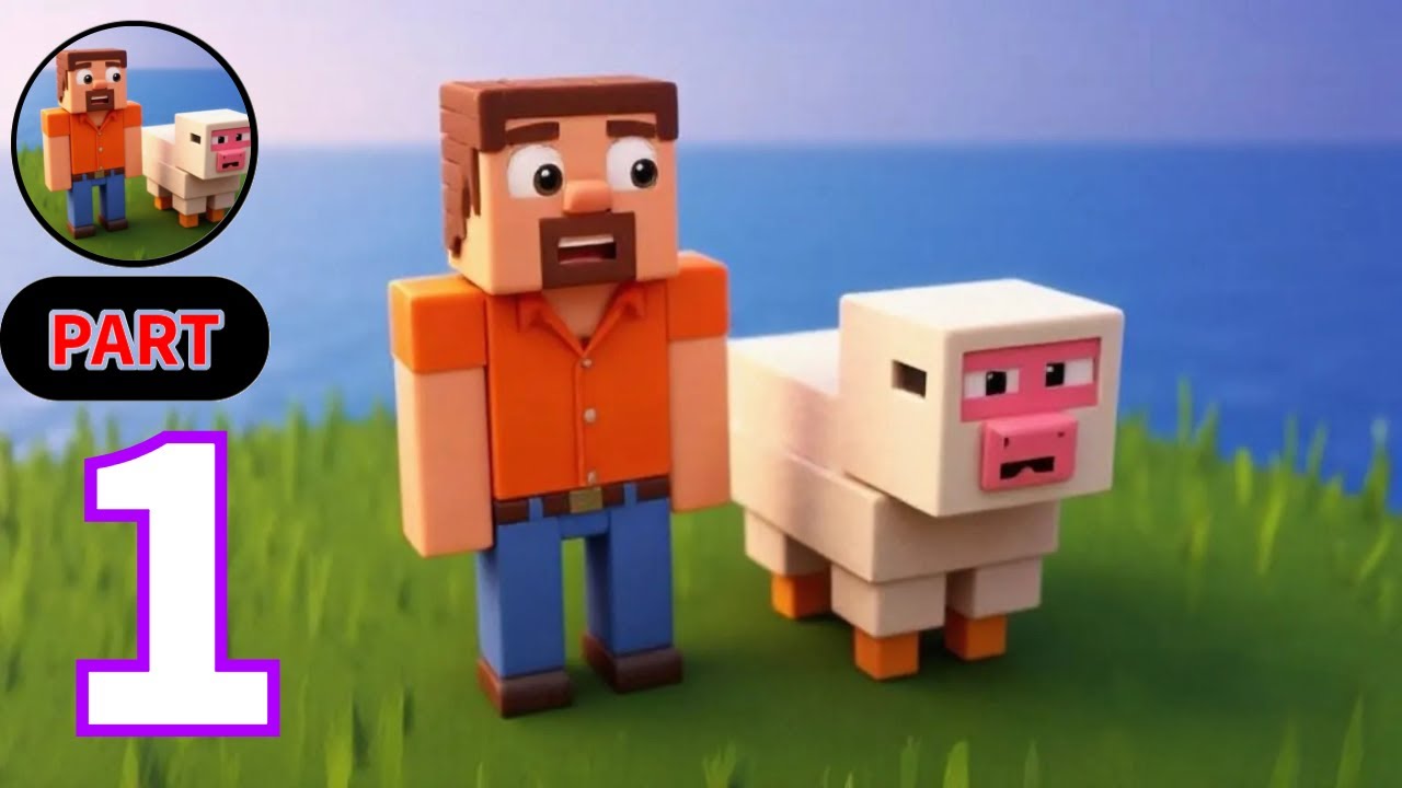 CubeCrafter - Walkthrough Gameplay Part 1 - Building a world with cubes Android Gameplay