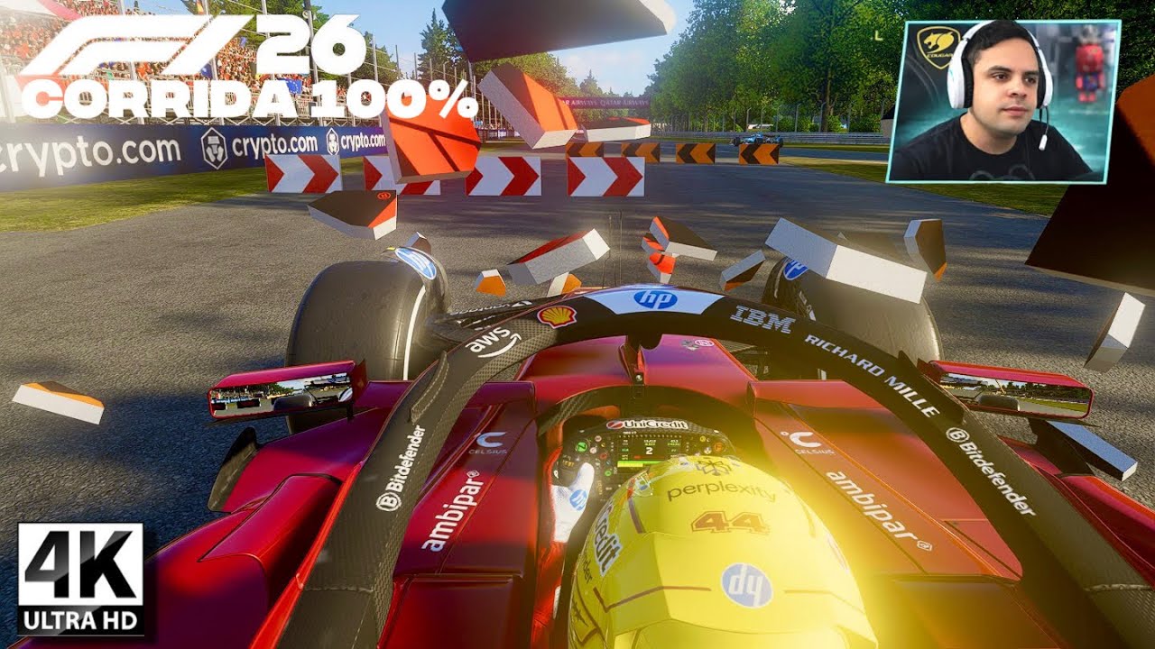 F1 26 Lewis Hamilton Ferrari SF26 I Corrida GP Monza 4K I F1 25 Gameplay